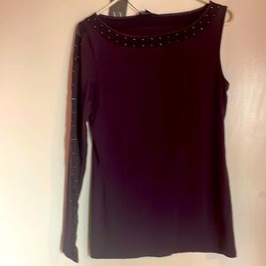 Armani Exachange asymmetric top NWT